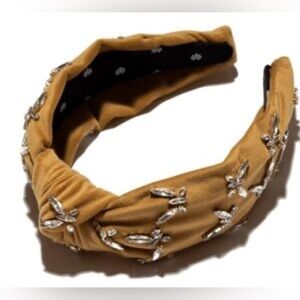 Lele Sadoughi velvet Embellished Headband